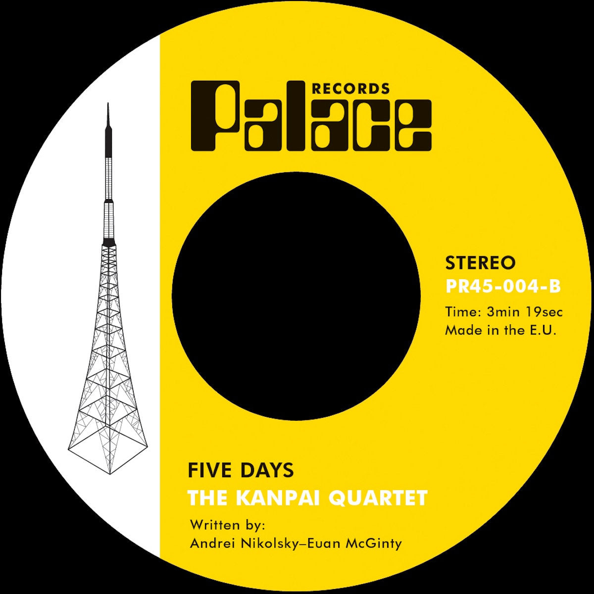 The Kanpai Quartet – Sguardo Celestiale / Five Days【近日入荷予定】