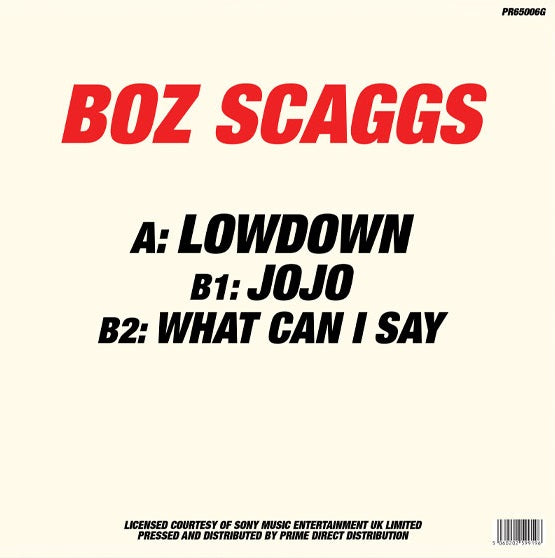 Boz Scaggs - Lowdown / JoJo / What Can I Say