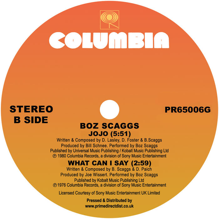 Boz Scaggs - Lowdown / JoJo / What Can I Say