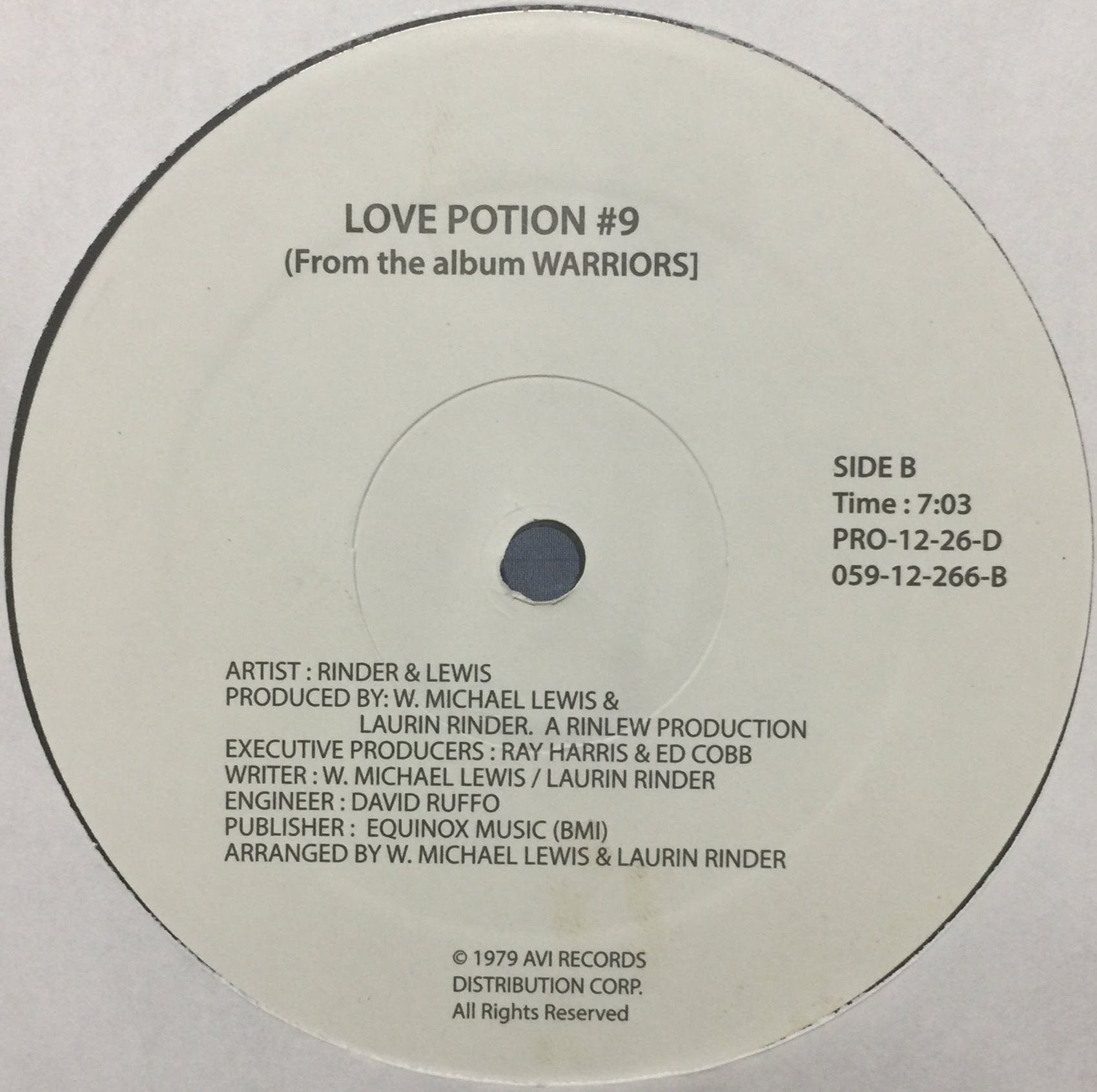 RINDER & LEWIS / LUST