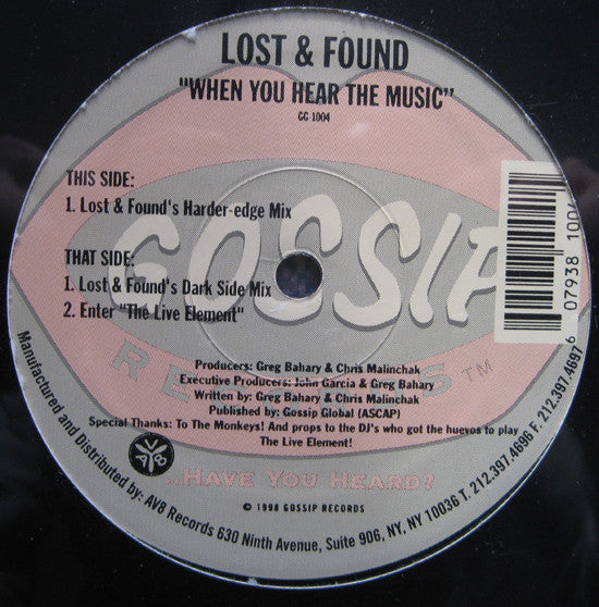 Lost & Found – When You Hear The Music