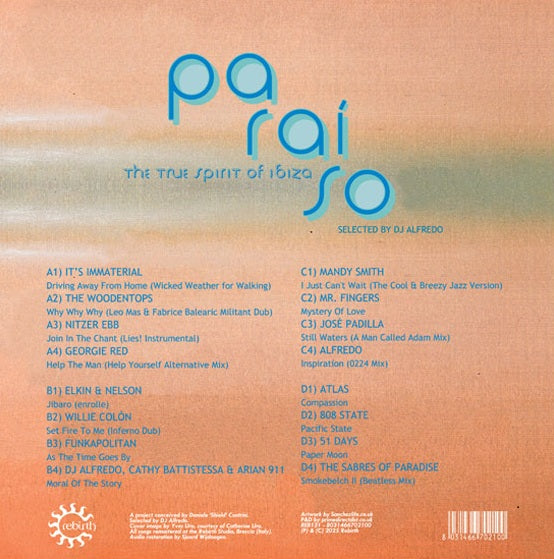 Various Artists - Paraíso. The True Spirit Of Ibiza (selected by DJ Alfredo)