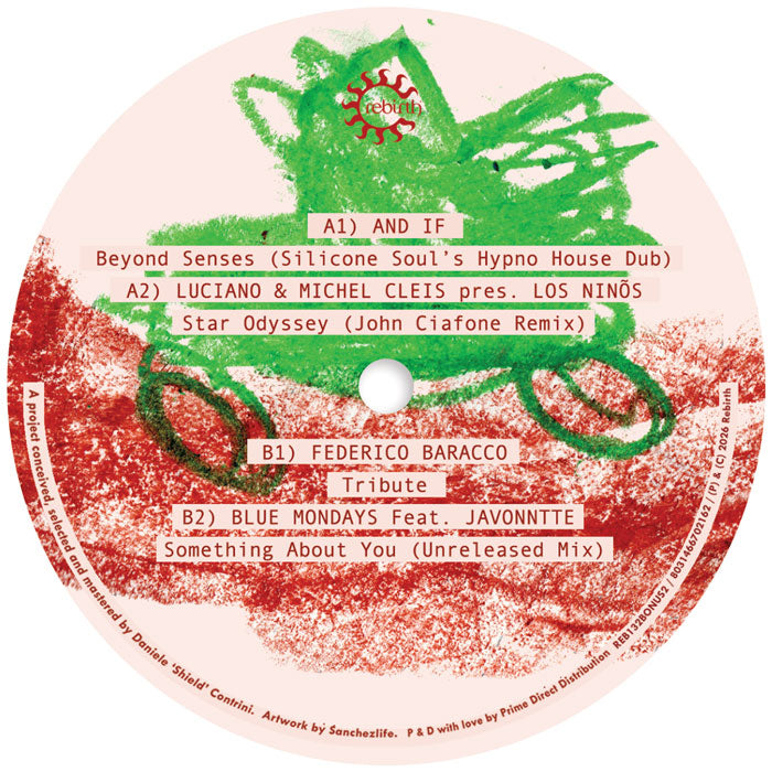 And If / Luciano & Michel Cleis pres. Los Ninos / Federico Baracco / Blue Mondays - Rebirth 20 – Bonus Due【近日入荷予定】