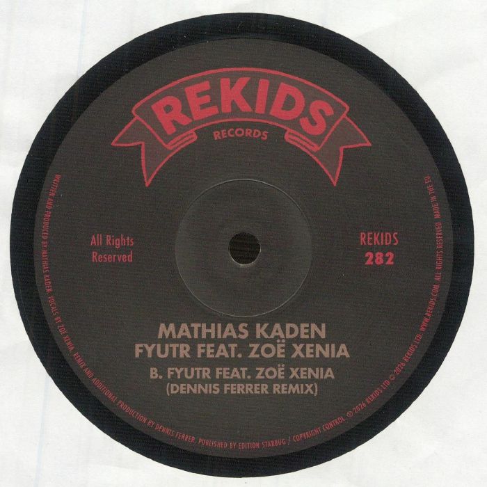 Mathias Kaden ft. Zoë Xenia - Fyutr (Incl. Dennis Ferrer Remix)