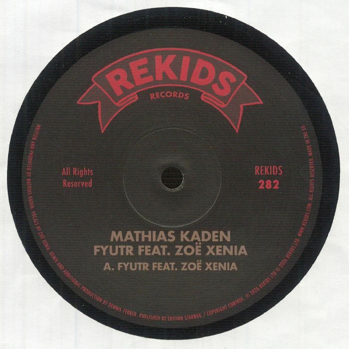 Mathias Kaden ft. Zoë Xenia - Fyutr (Incl. Dennis Ferrer Remix)