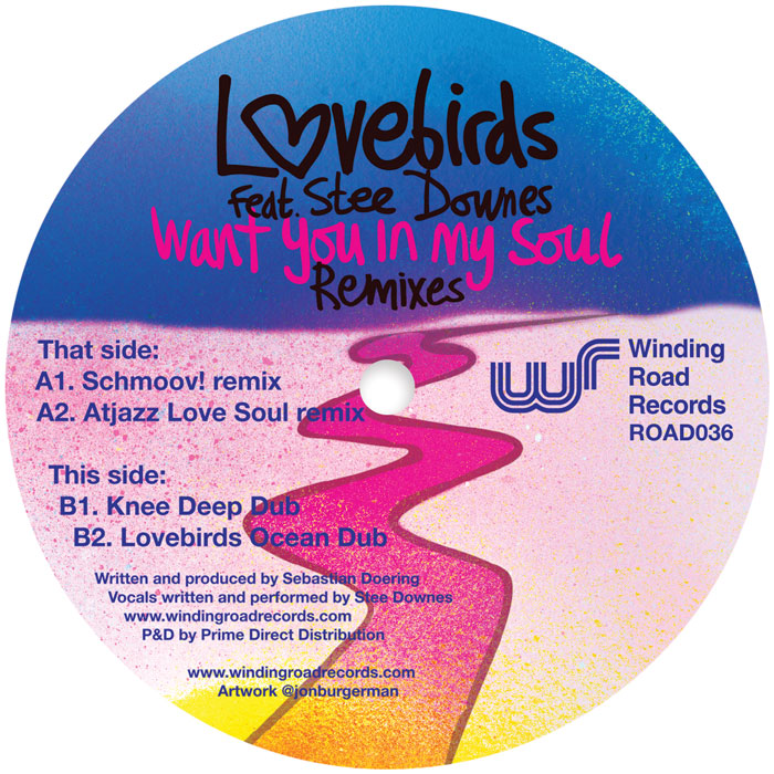 Lovebirds Feat. Stee Downes - I Want You In My Soul (Remixes)【近日入荷予定】