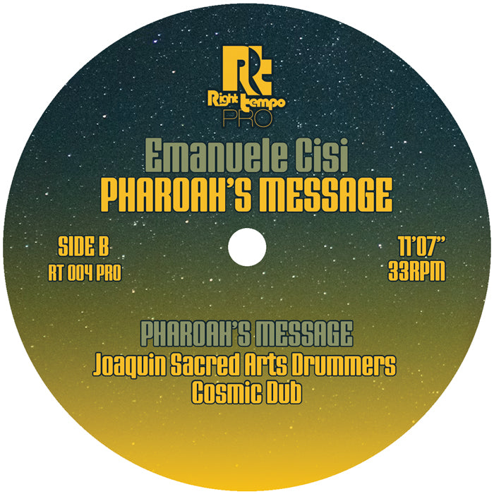 Emanuele Cisi - Pharoah's Message (Joe Claussell Sacred Rhythm Remixes)【近日入荷予定】