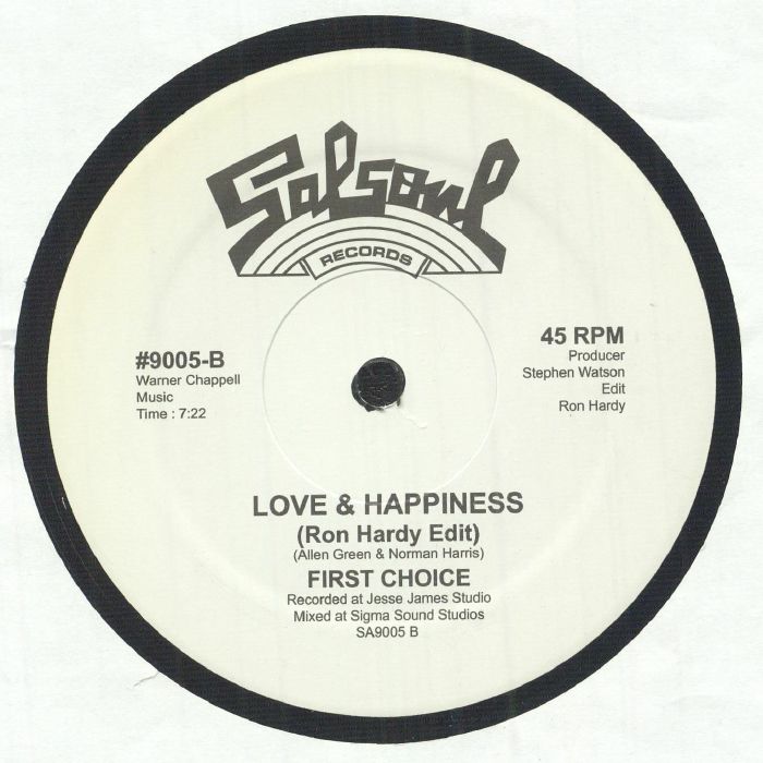 First Choice - Love & Happiness (Ron Hardy Edit)