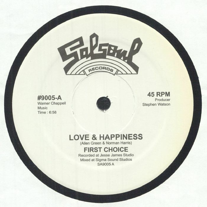 First Choice - Love & Happiness (Ron Hardy Edit)