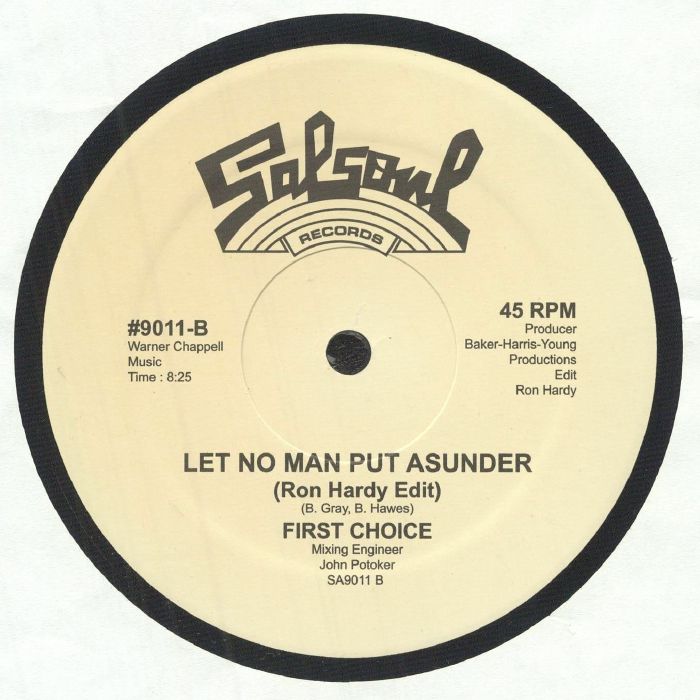 First Choice - Let No Man Put Asunder (Ron Hardy Edit)