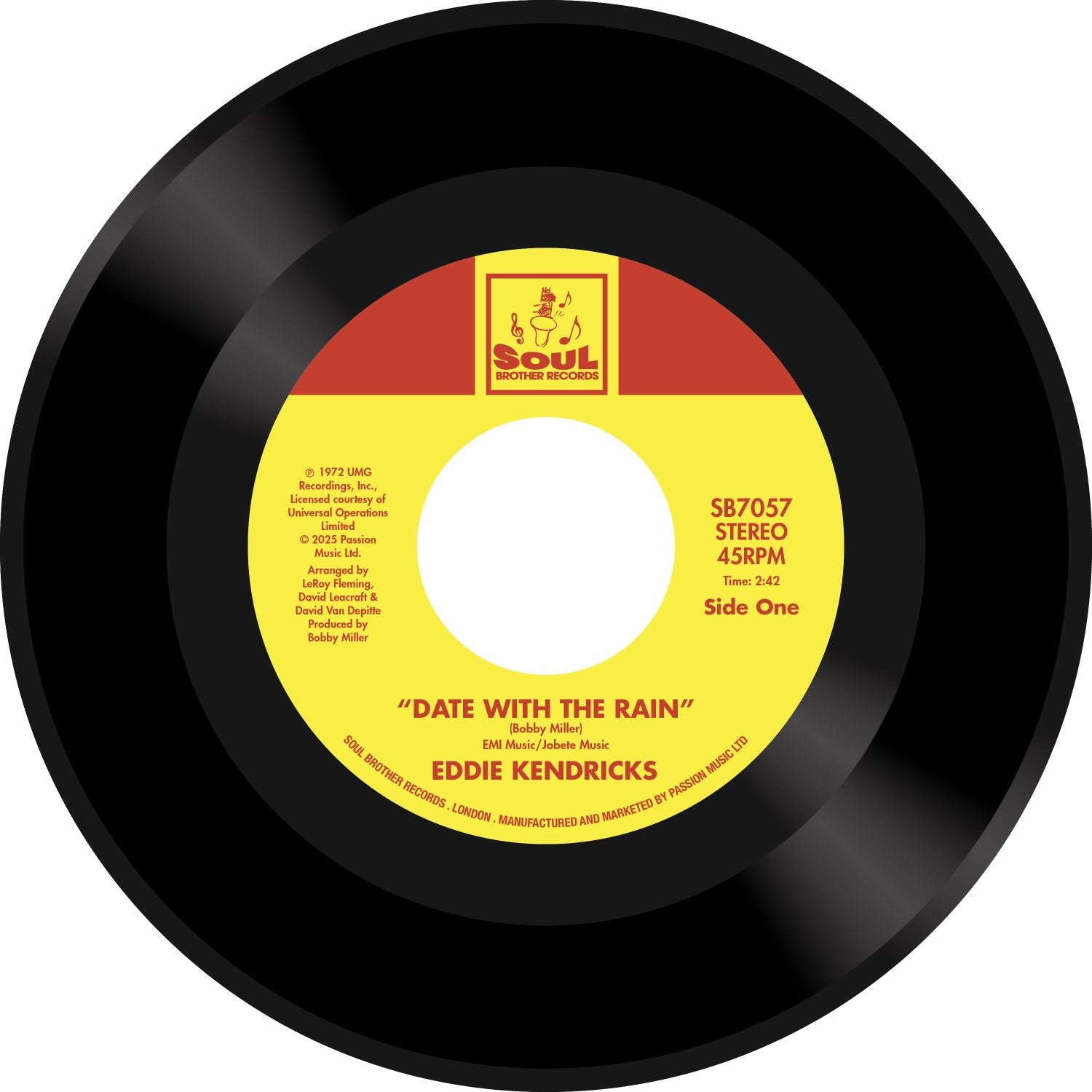 Eddie Kendricks - Date With The Rain / Intimate Friend