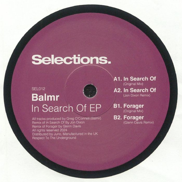 Balmr – In Search Of EP (Jon Dixon, Glenn Davis mixes)
