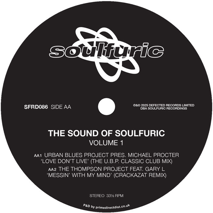 Hardsoul feat Ron Carroll / Urban Blues Project / The Thompson Project & Crackazat / Art Of Tones - The Sound of Soulfuric Volume 1【近日入荷予定】