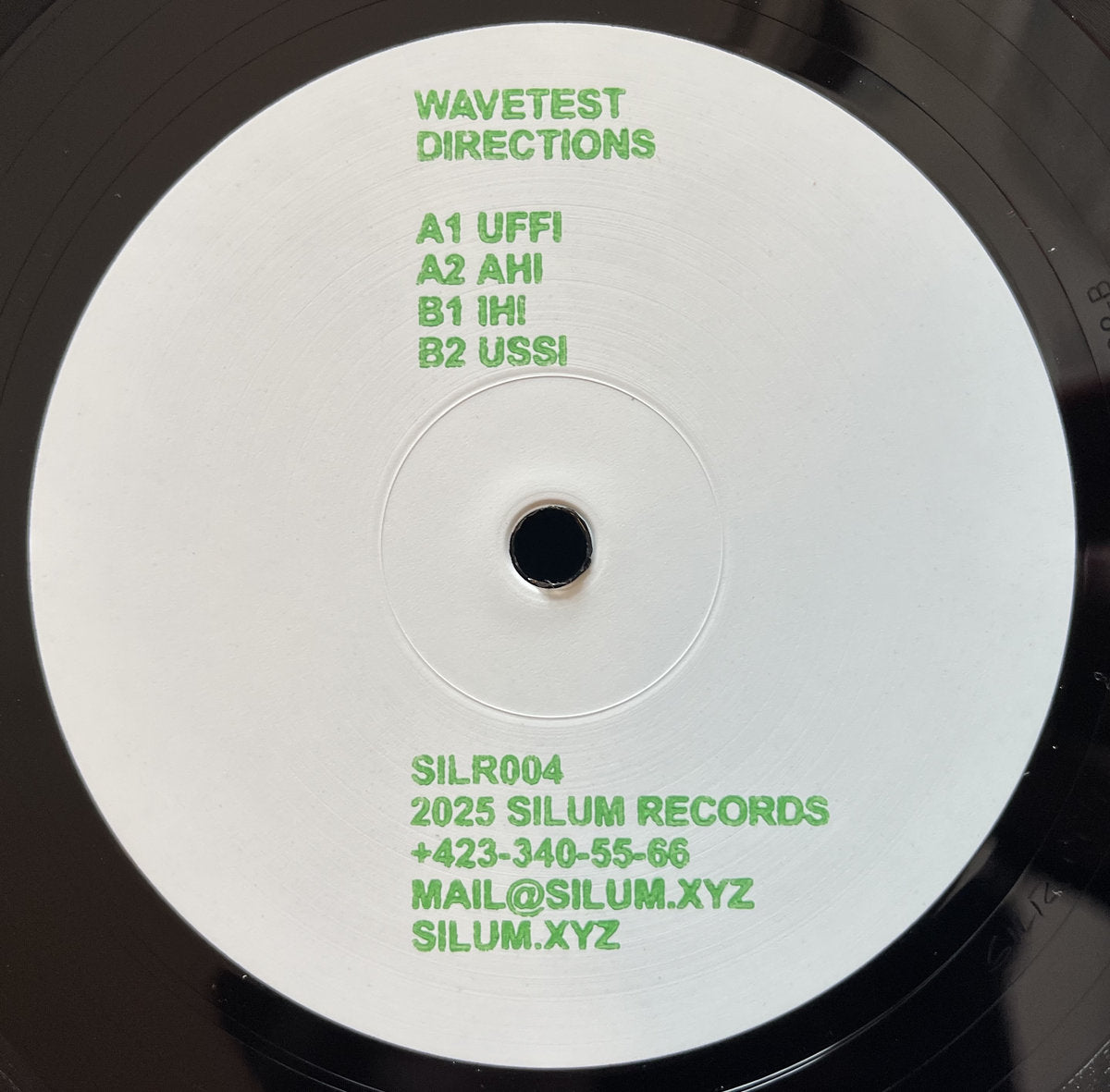 Wavetest - Directions