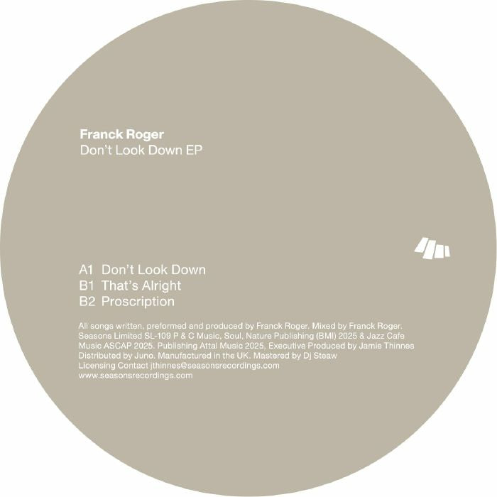 Franck Roger - Don't Look Down EP