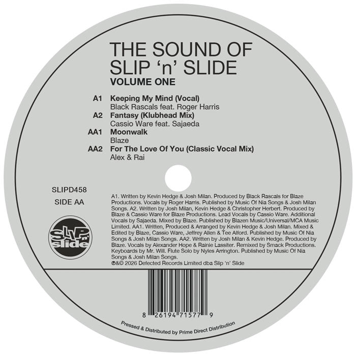 Black Rascals featuring Roger Harris / Cassio Ware / Blaze / Alex & Rai - The Sound Of Slip 'n' Slide, Vol. 1【近日入荷予定】
