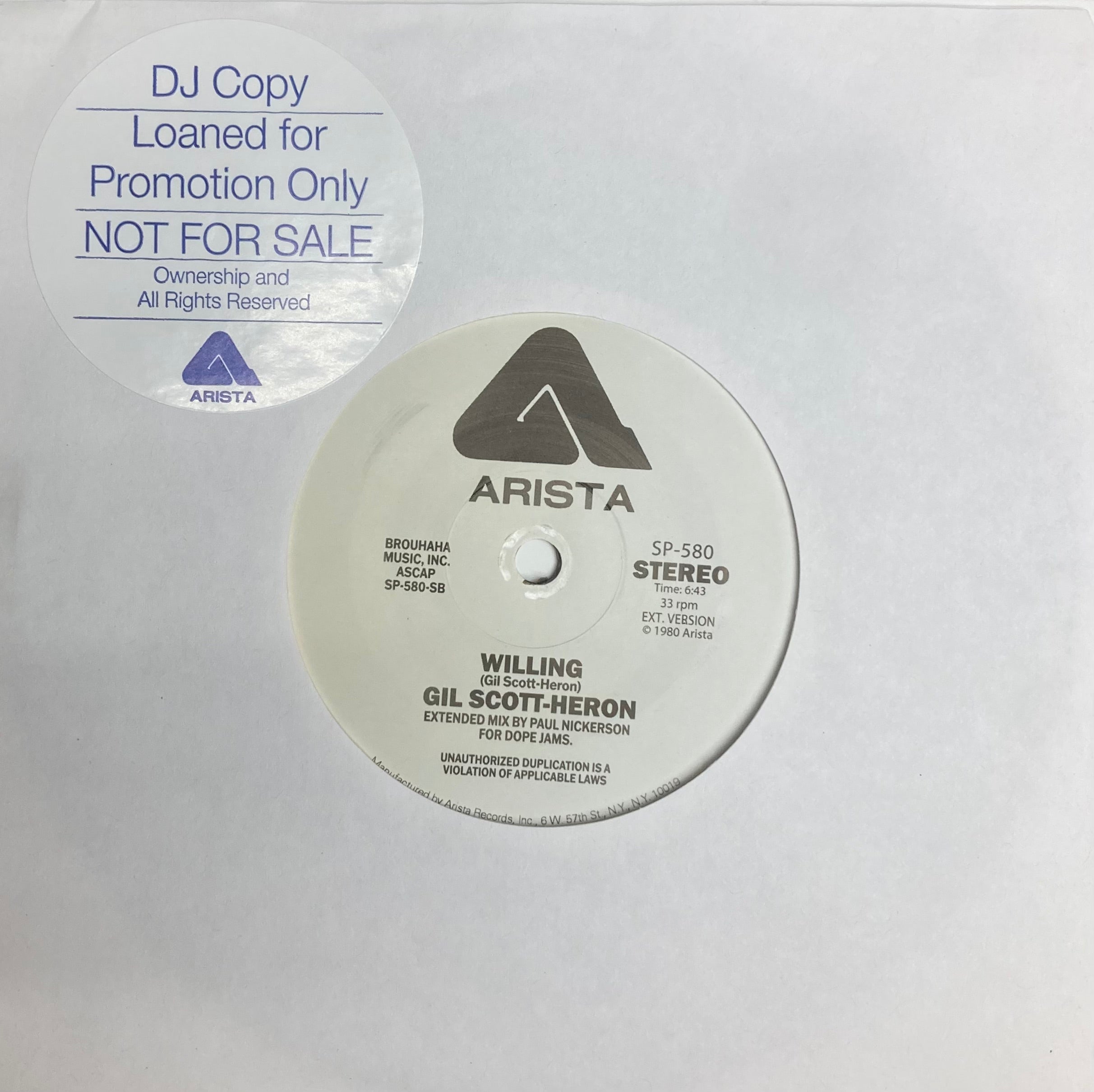 Gil Scott-Heron - Willing (Includes Dope Jams Ext. Version)