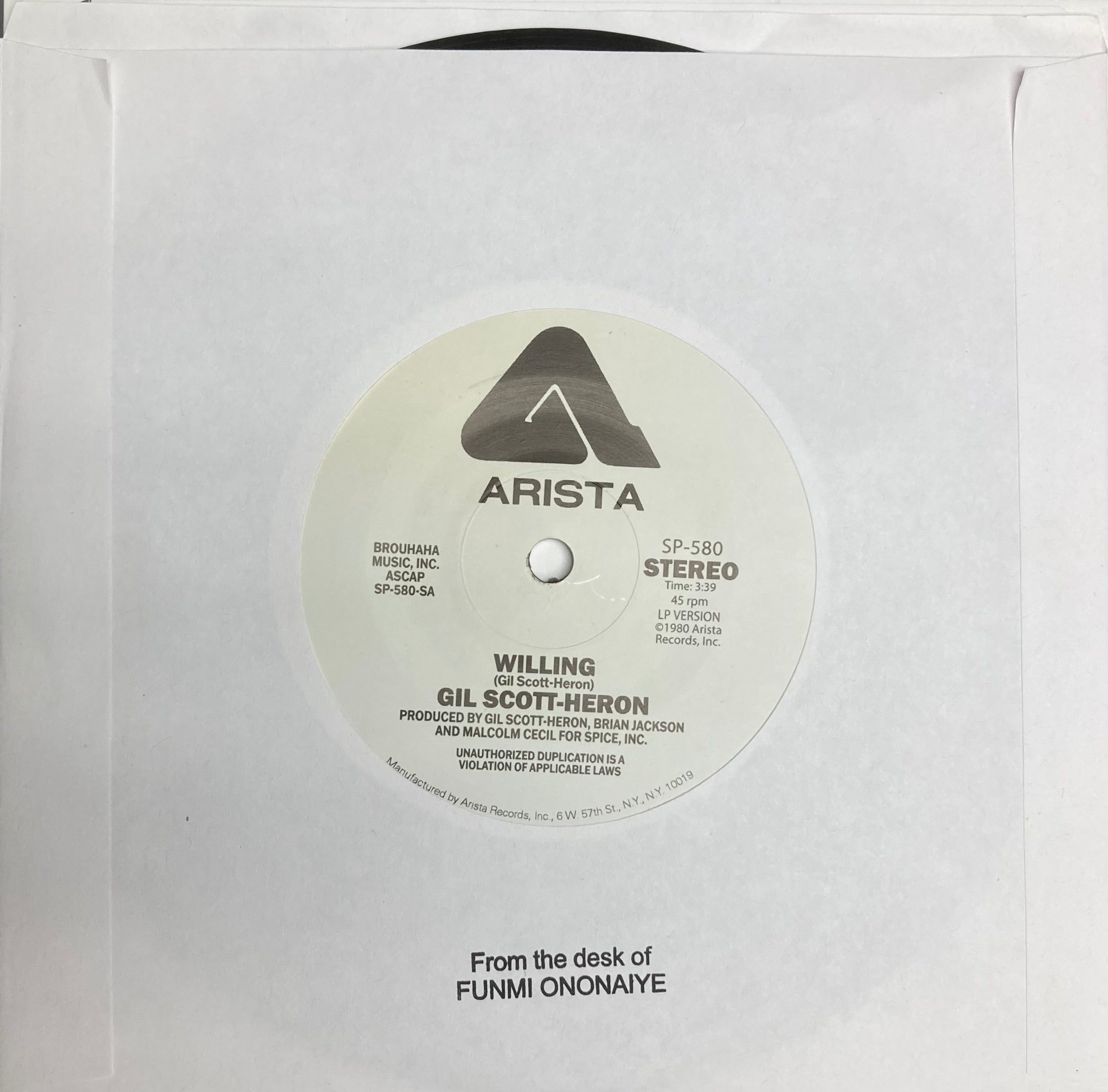 Gil Scott-Heron - Willing (Includes Dope Jams Ext. Version)