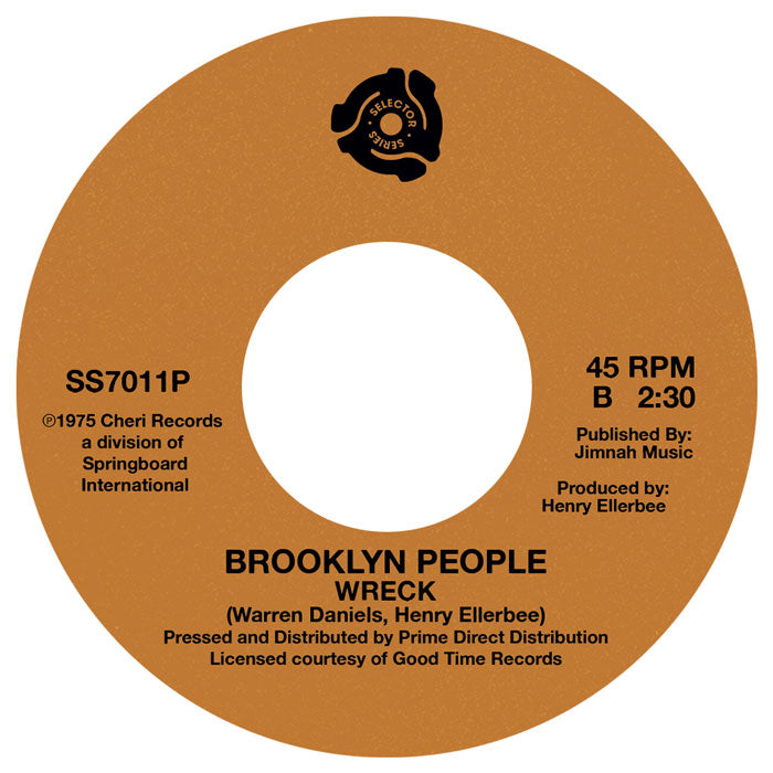 Brooklyn People - Peace and Love / Wreck -RSD LIMITED-