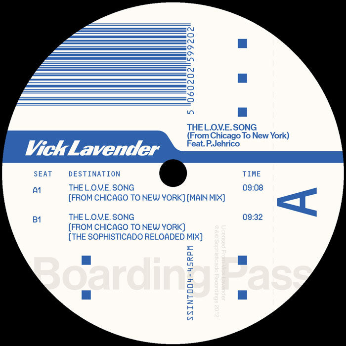 Vick Lavender Feat. P.Jehrico – The L.O.V.E. Song (From Chicago To New York)【近日入荷予定】