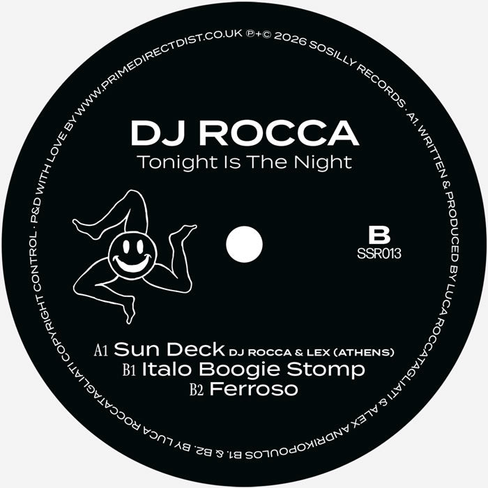 DJ Rocca - Tonight Is The Night【近日入荷予定】