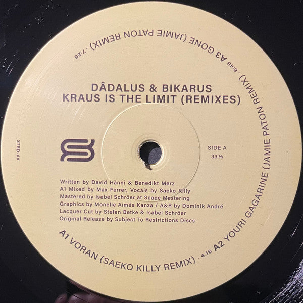 Dâdalus & Bikarus – Kraus Is The Limit (Remixes)