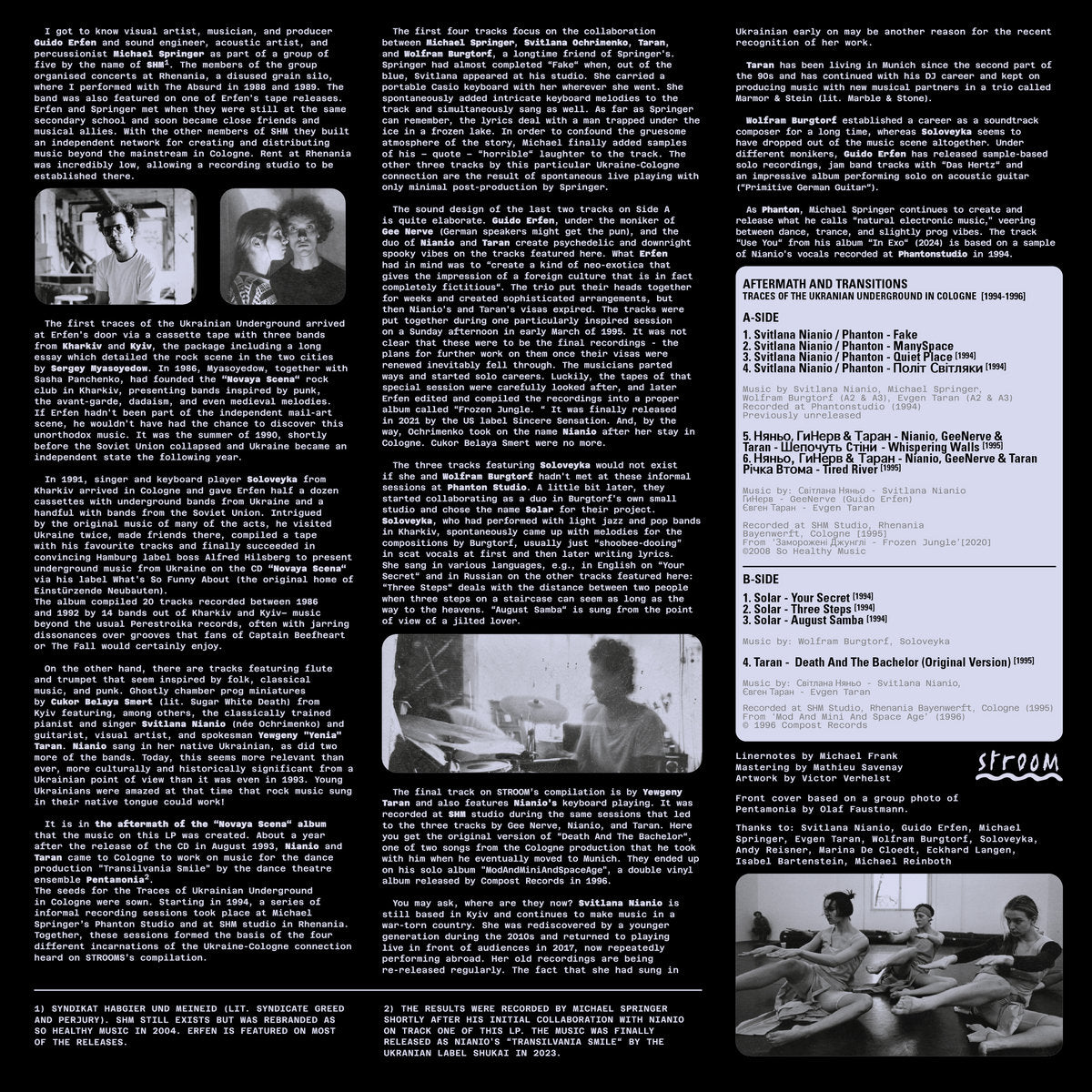 Various - Aftermath and Transitions (Traces Of The Ukrainian Underground in Cologne (1994-1996))