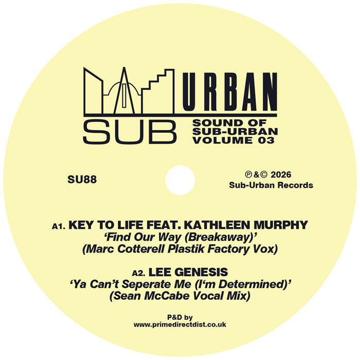 Key To Life / Marc Cotterell / Sean Mccabe / Grant Nelson - The Sound Of Sub-Urban Volume 3【近日再入荷予定】