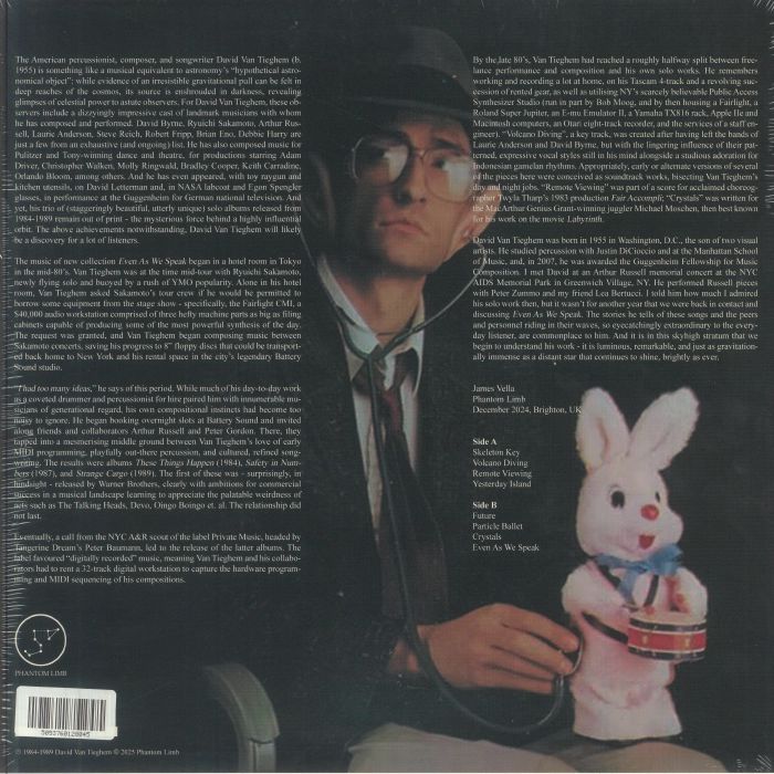 David Van Tieghem - Even As We Speak: The Music of David Van Tieghem