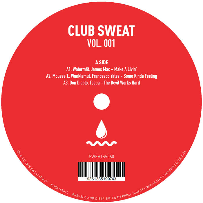 Various Artists - Club Sweat Vol. 1【近日再入荷予定】