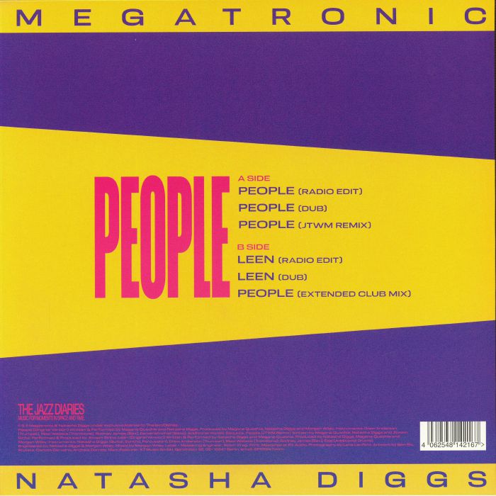 Natasha Diggs & Megatronic - People【近日入荷予定】