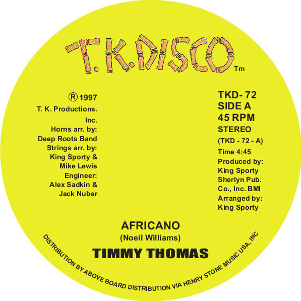 Timmy Thomas – Africano