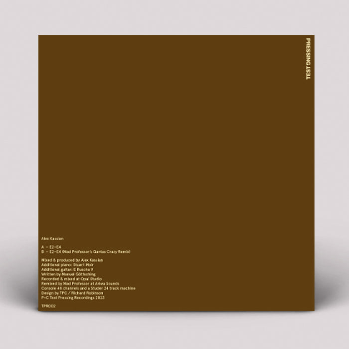 Alex Kassian x Mad Professor – E2-E4 (A Reference To E2-E4 By Manuel Göttsching)