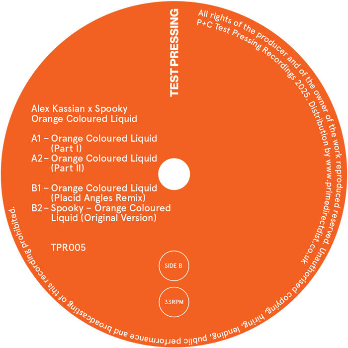 Alex Kassian x Spooky x Placid Angles – Orange Coloured Liquid