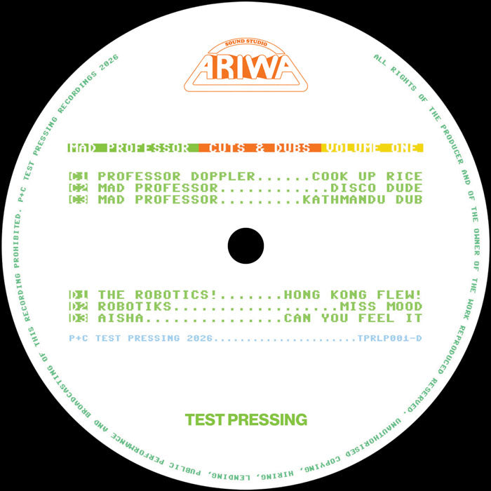 Mad Professor - Cuts & Dubs Volume One【近日入荷予定】