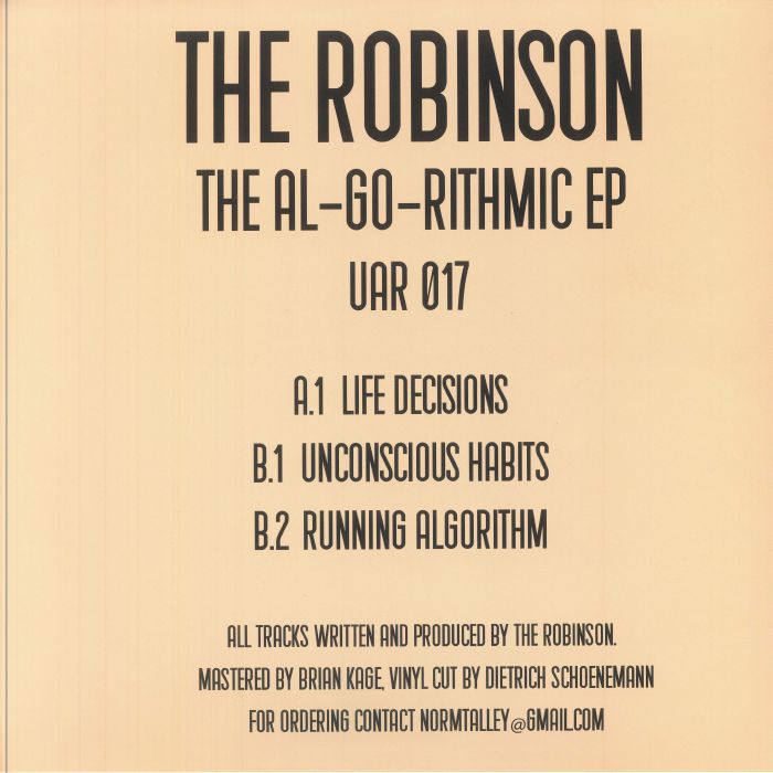 The Robinson - The Al-Go-Rithmic EP