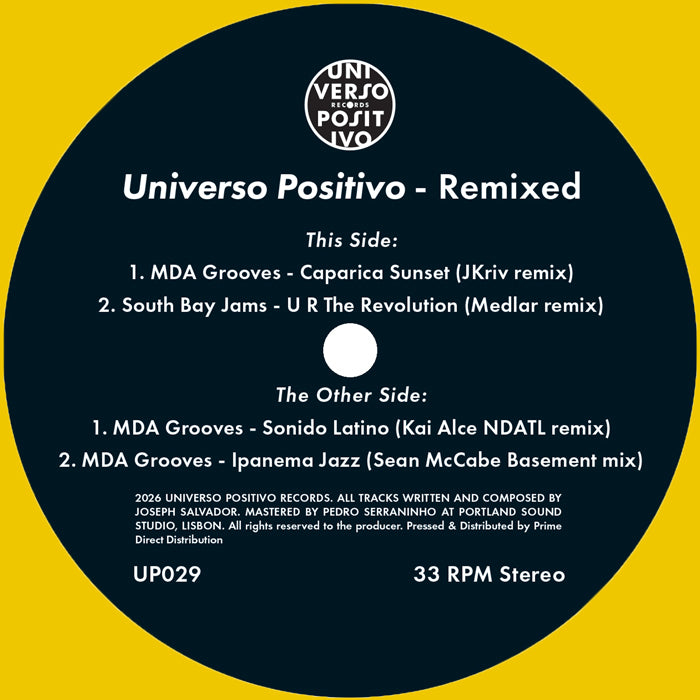 Various Artists - Universo Positivo : Remixed【近日入荷予定】