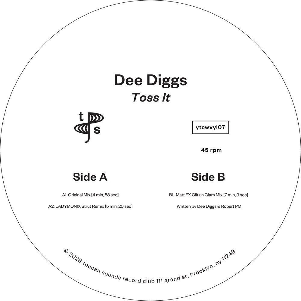 Dee Diggs – Toss It (LadyMonix / Matt FX Remixes)