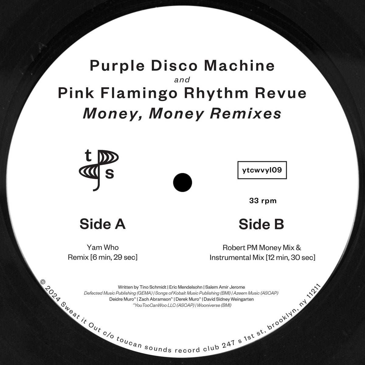 Purple Disco Machine & Pink Flamingo Rhythm Revue - Money, Money (Remixes)