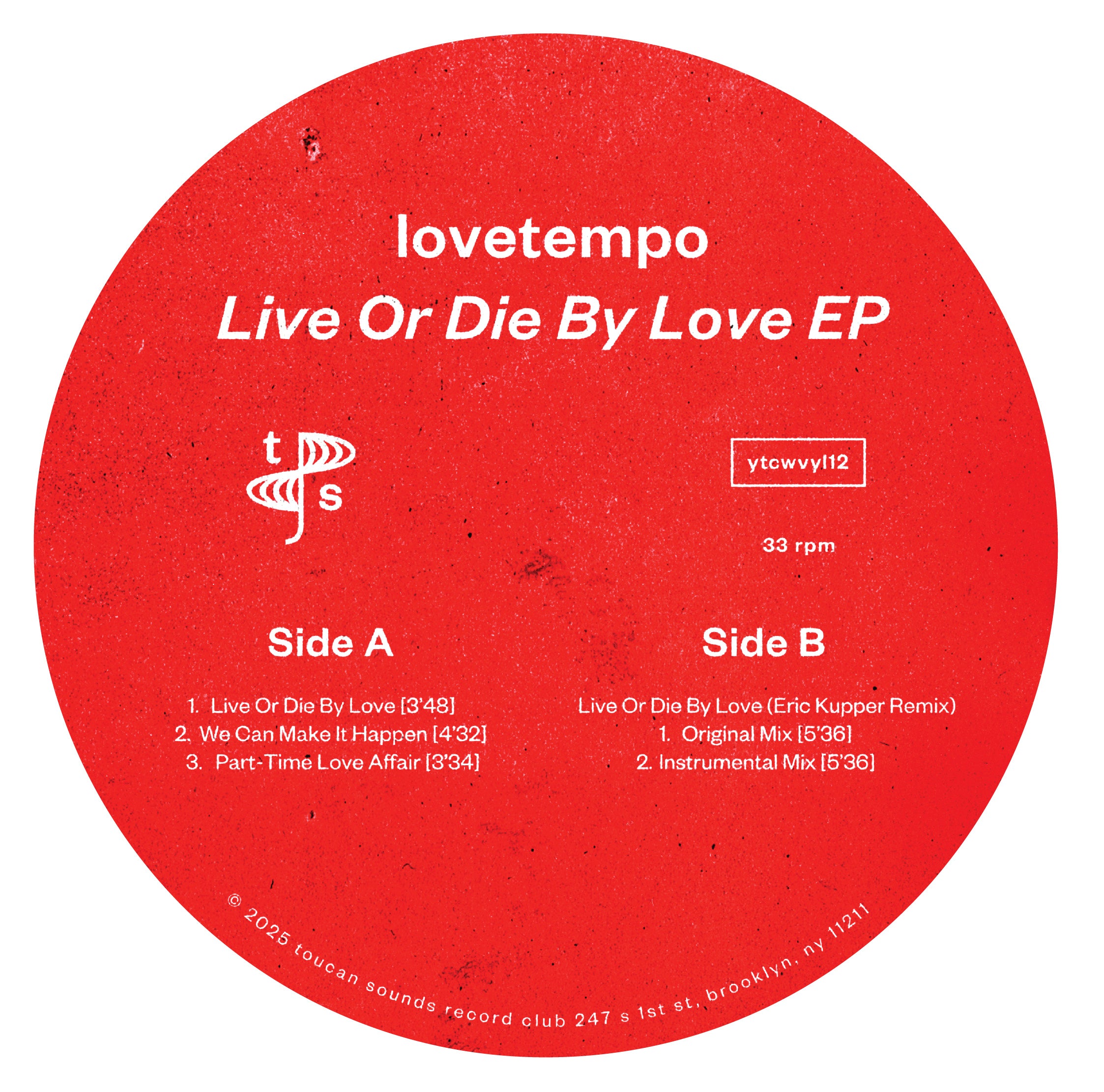Lovetempo - Live Or Die By Love (inc. Eric Kupper Remixes)