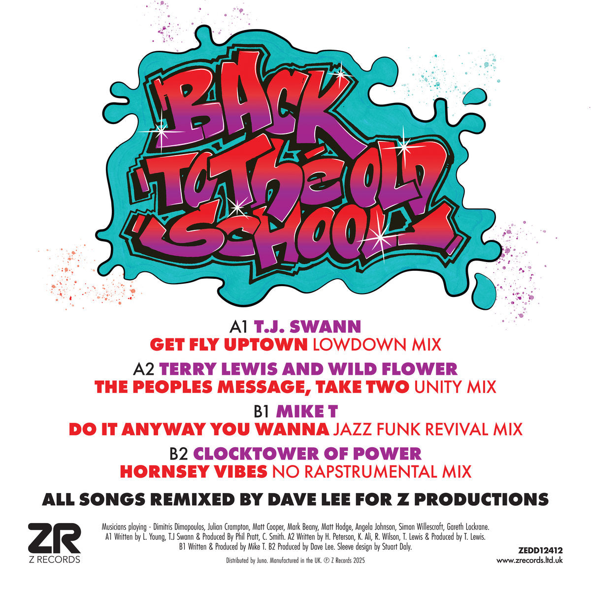 Various – Back To The Old School - The Return Of Disco Rap Part I (Dave Lee Mixes)【近日入荷予定】