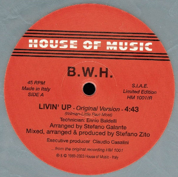 BWH – Livin' Up (Original Version) / Stop (Original Version)