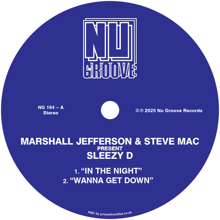 Marshall Jefferson & Steve Mac present Sleezy D - In The Night