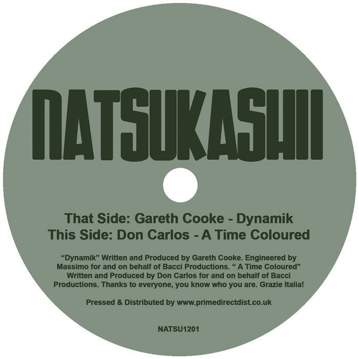 Gareth Cooke / Don Carlos – Dynamik / A Time Coloured