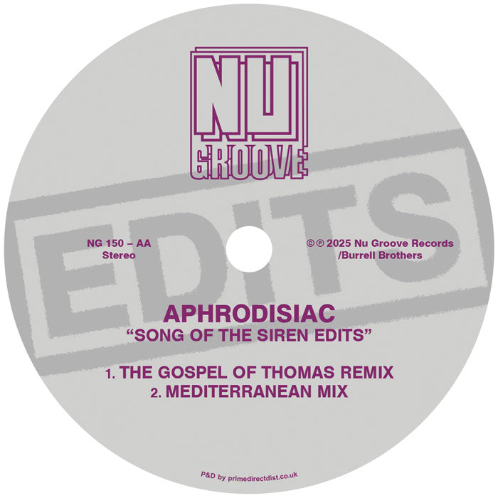 Aphrodisiac - Song Of The Siren ( inc. Bushwacka! / Dazzle Drums Mixes)