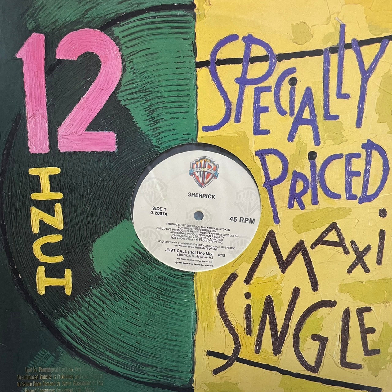 SHERRICK / JUST CALL (HOT LINE MIX) (USED)