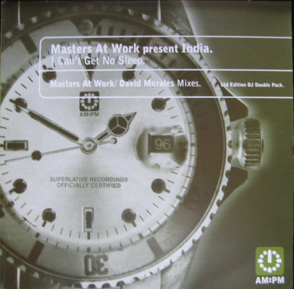 MASTERS AT WORK / I CAN'T GET NO SLEEP (MAW / DAVID MORALES MIXES) (W-PACK) (USED)
