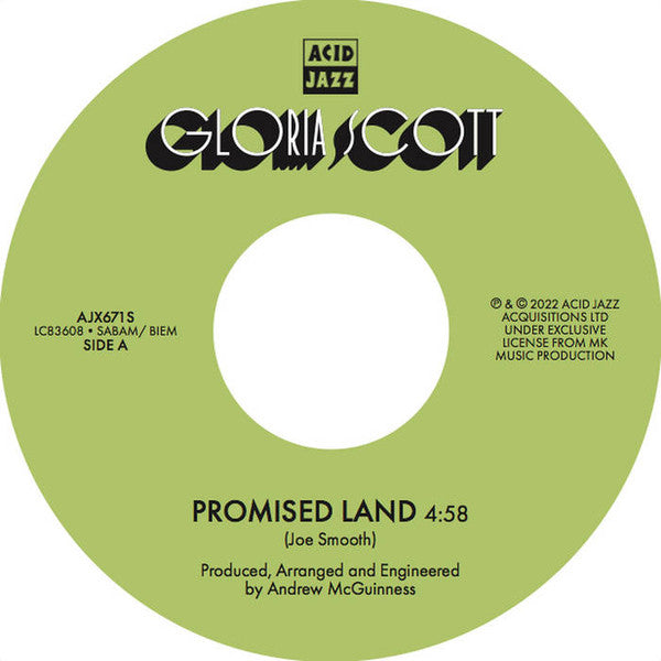 GLORIA SCOTT / PROMISED LAND (7 inch)