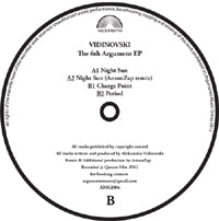 VIDINOVSKI / 6TH ARGUMENT EP