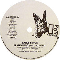 CARLY SIMON / TRANQUILLO (MELT MY HEART)